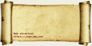 Anđela Čurović vizit kartica